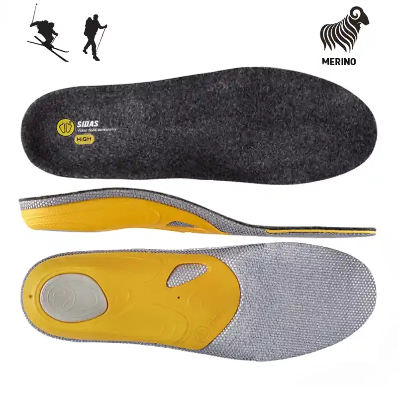 Autentický Vložky Sidas 3FEET MERINO HIGH ARCH - Vložky do bot Endorphin Republic