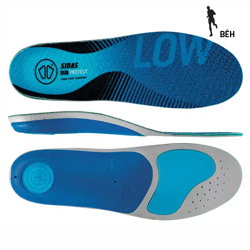 Sidas RUN 3FEET PROTECT LOW - Vložky do bot Endorphin Republic Vrácení Zdarma