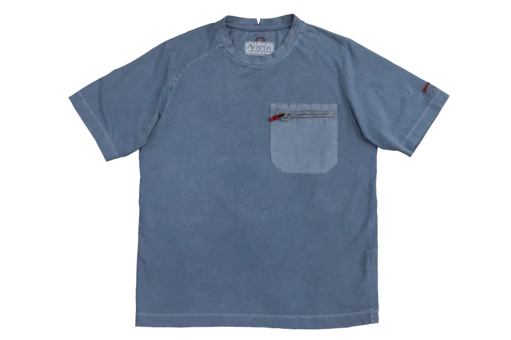 Autentický Avista HEMP T-SHIRT MAN (Modrá) - Pánské triko Endorphin Republic