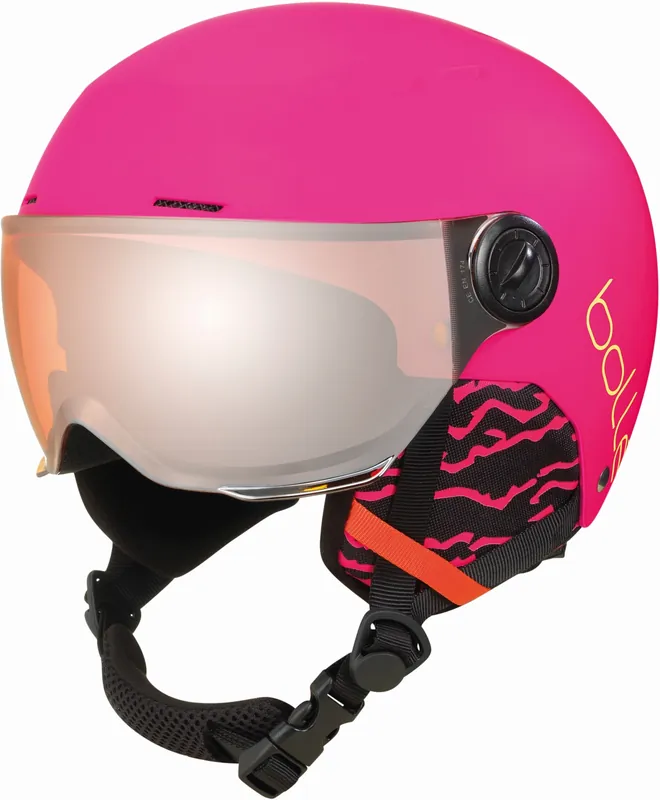 Vysoce Kvalitní BOLLÉ QUIZ VISOR (Purpurová) - Dětská lyžařská helma Endorphin Republic
