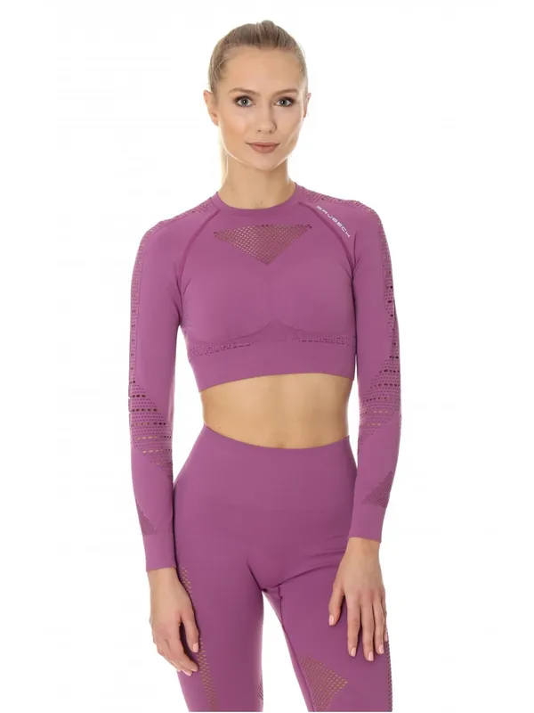 Finální Výprodej Brubeck Rashguard Gym (Zelená) - Dámské triko na cvičení Endorphin Republic