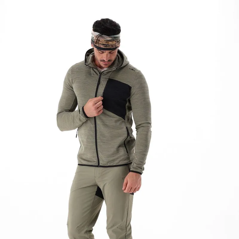 CMP MAN JACKET FIX HOOD (Bílá) - Pánská mikina Endorphin Republic Akční Cena