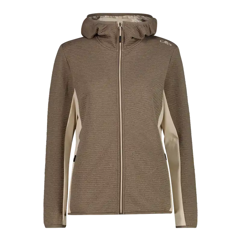 Super Cena CMP WOMAN JACKET FIX HOOD - Dámská mikina Endorphin Republic