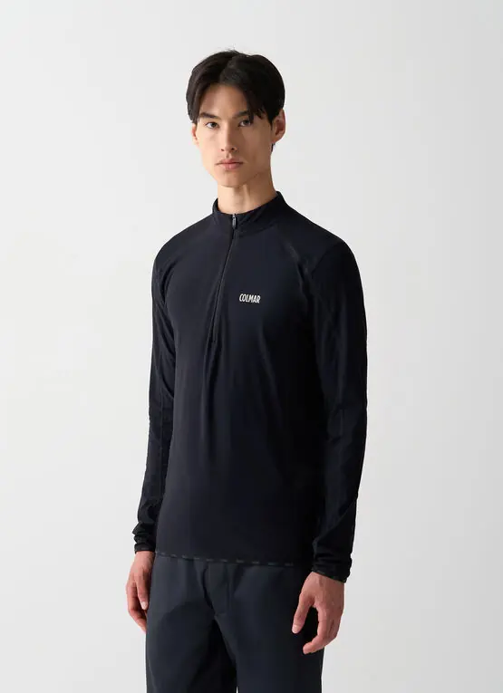 Colmar MENS SWEATSHIRT HALF ZIPPER (Černá) - Pánská mikina Endorphin Republic Výhodná Nabídka