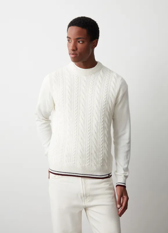 Nakupujte Hned Colmar Originals MENS SWEATER (Bílá) - Pánský svetr Endorphin Republic