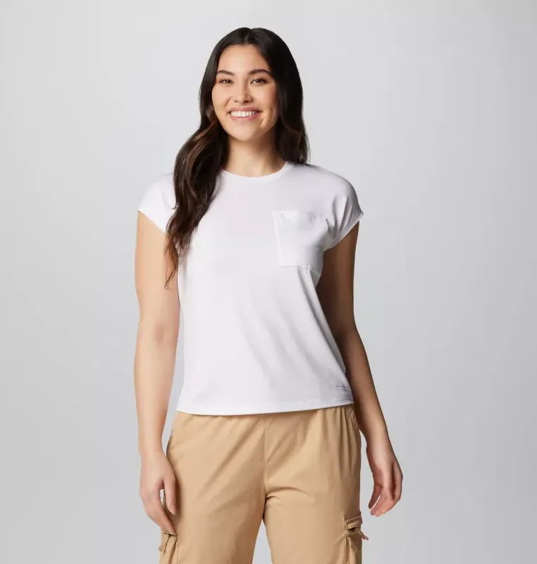 Koupit Online Columbia Boundless Trek™ Short Sleeve Tee (Bílá) - Dámské triko Endorphin Republic