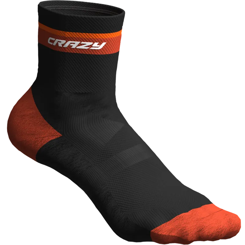Crazy Idea CRAZY CARBON SOCKS (Modrá) - Ponožky Endorphin Republic Rychlé Dodání