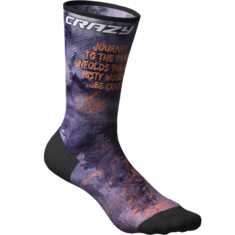 Ověřený Crazy Idea CRAZY SOCKS (Zelená) - Běžecké ponožky Endorphin Republic
