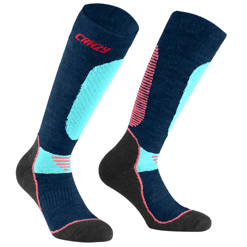 Autentický Crazy Idea CRAZY WOOL SOCKS - Podkolenky Endorphin Republic