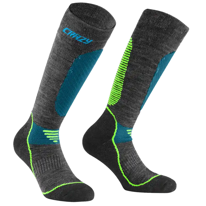 Sleva Crazy Idea CRAZY WOOL SOCKS - Podkolenky Endorphin Republic