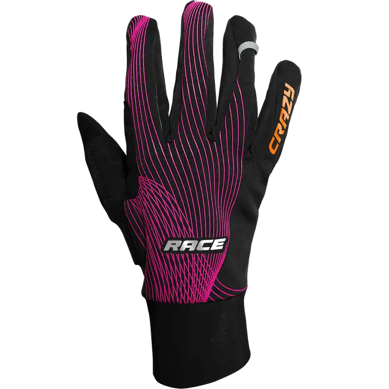Sezónní Sleva Crazy Idea GLOVES SCI ALP RACE (Černá) - Skialpové rukavice Endorphin Republic