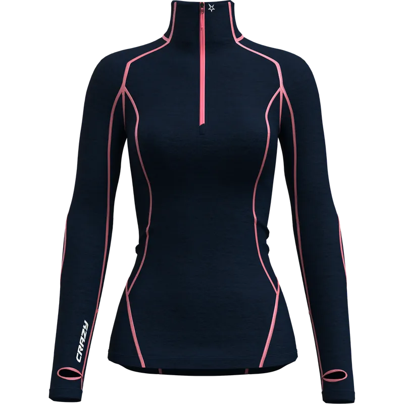 Akční Cena Crazy Idea PULL ALLURE ZIP - Dámská základní vrstva Endorphin Republic