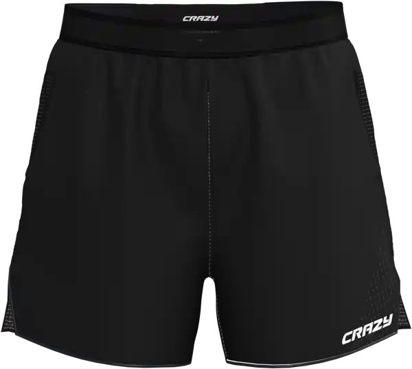 Dokud Zásoby Vydrží Crazy Idea SHORT STORM (Černá) - Pánské běžecké kraťasy Endorphin Republic