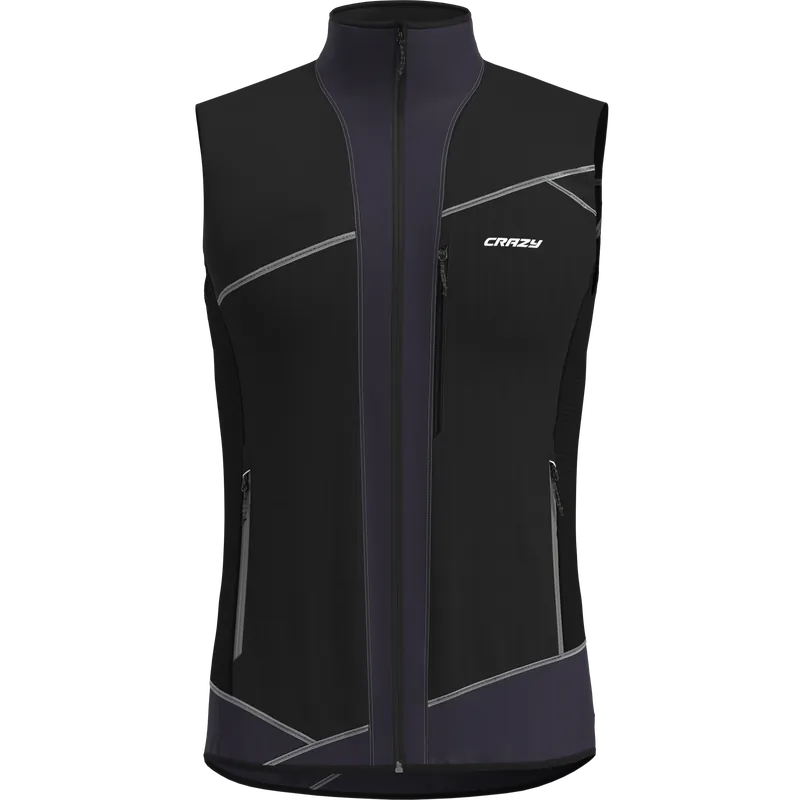 Crazy Idea VEST AVENGER (Černá) - Pánská vesta Endorphin Republic Finální Výprodej