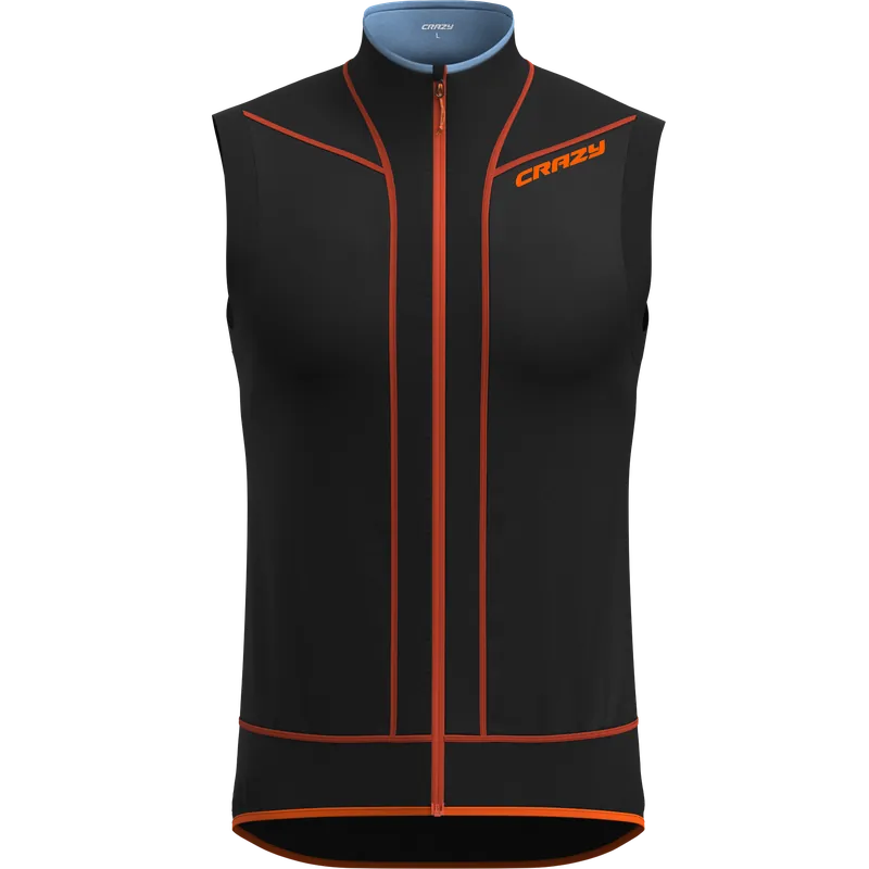 Crazy Idea VEST FLASH (Modrá) - Pánská vesta Endorphin Republic Omezená Nabídka