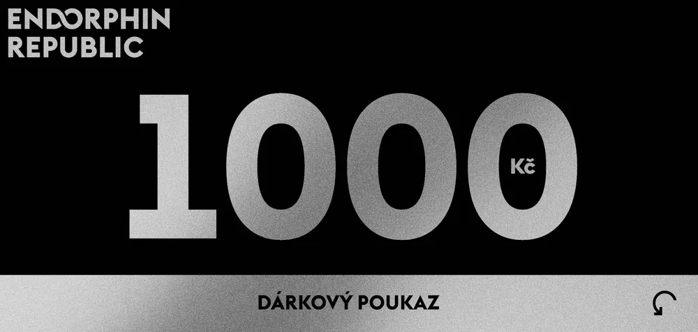 Dárkový poukaz 1000 Kč Endorphin Republic Nová Kolekce