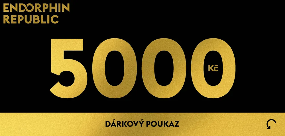 Autentický Dárkový poukaz 5000 Kč Endorphin Republic