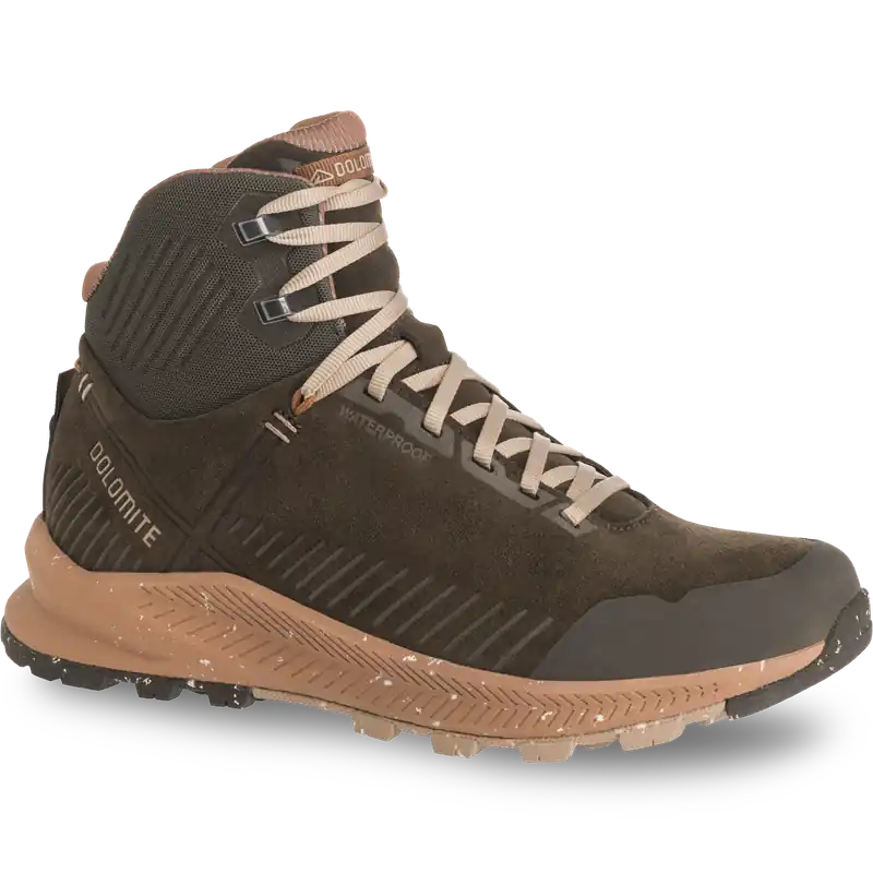 DOLOMITE Carezza Leather Mid WP (Tmavě červená) - Dámská lifestylová obuv Endorphin Republic Poslední Šance