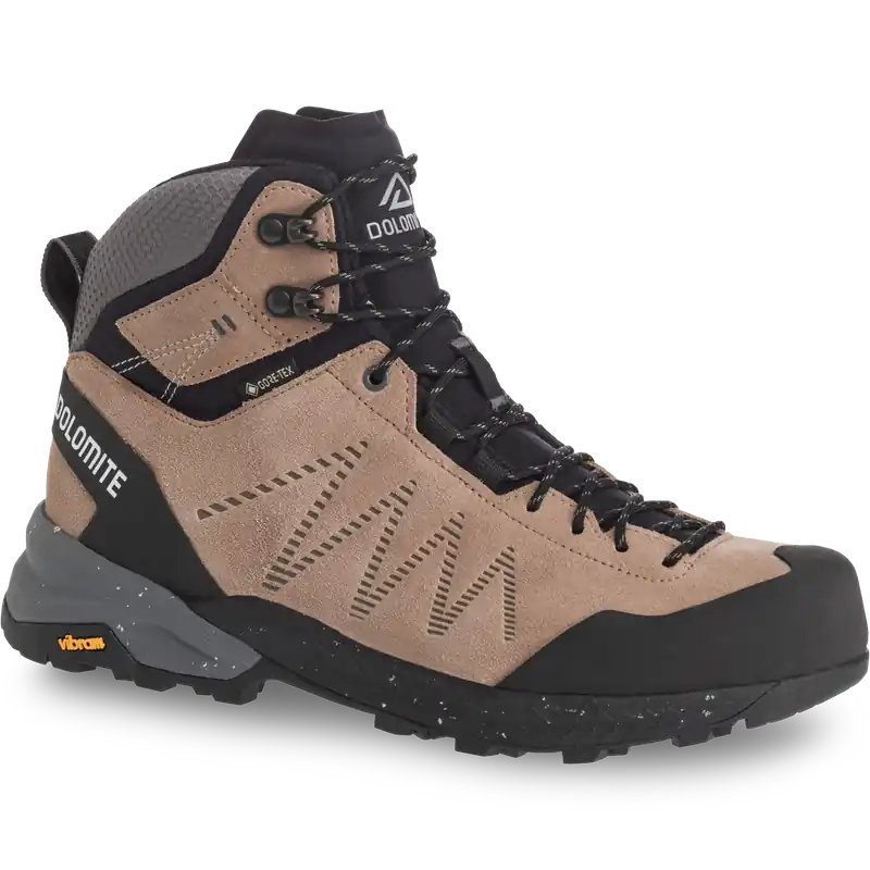 DOLOMITE Crodarossa Leather High GTX (Světle oranžová) - Dámská outdoorová obuv Endorphin Republic Autentický