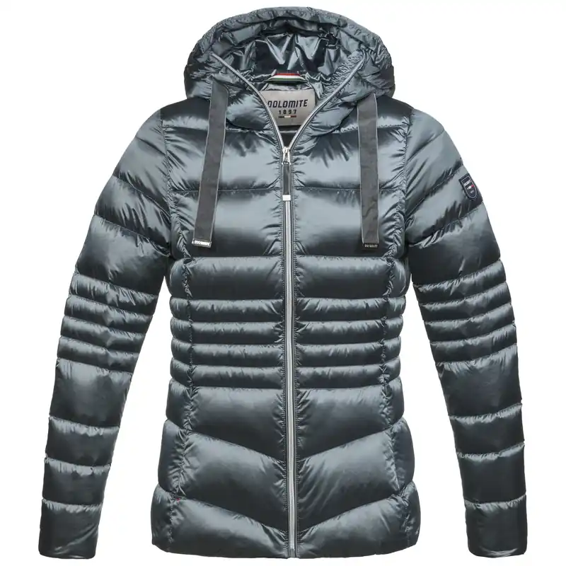 Víkendová Akce Dolomite Jacket Hood Corvara Satin (Modrá) - Dámská zimní bunda Endorphin Republic