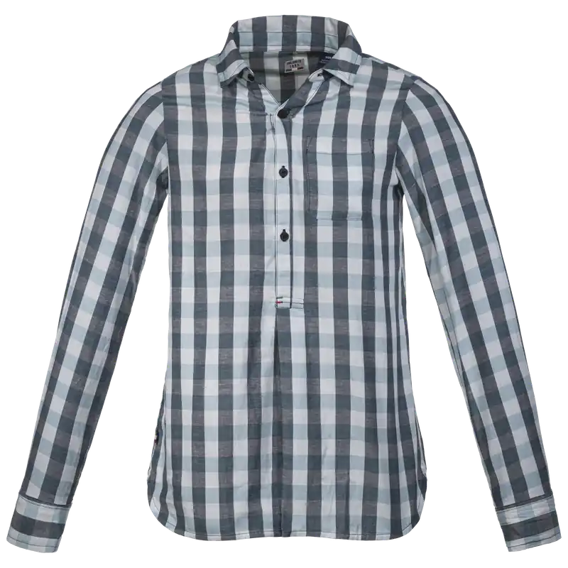 Rychlé Dodání DOLOMITE Shirt Long Sleeve W‘s Seren Check (Modrá) - Dámská košile Endorphin Republic