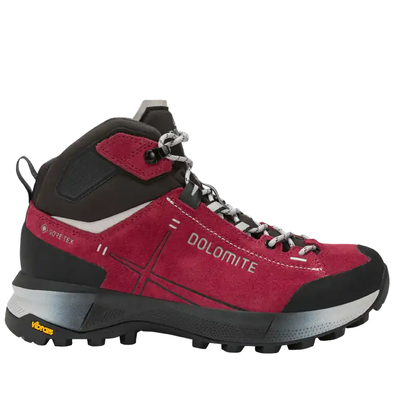 Sezónní Sleva Dolomite Shoe W‘s Vernale Hike Mid GTX (Červená) - Dámská outdoorová obuv Endorphin Republic