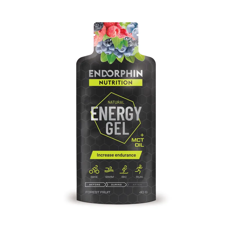 Koupit Online Energy Gel - Okamžitá energie pro sportovce Endorphin Nutrition - Energetický gel Balení 40g Příchuť lesní ovoce Endorphin Republic