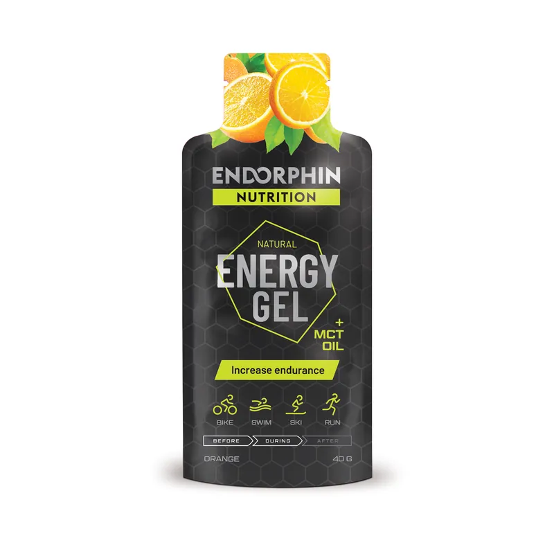 Energy Gel - Okamžitá energie pro sportovce Endorphin Nutrition - Energetický gel Balení 40g Příchuť pomeranč Endorphin Republic Víkendová Akce
