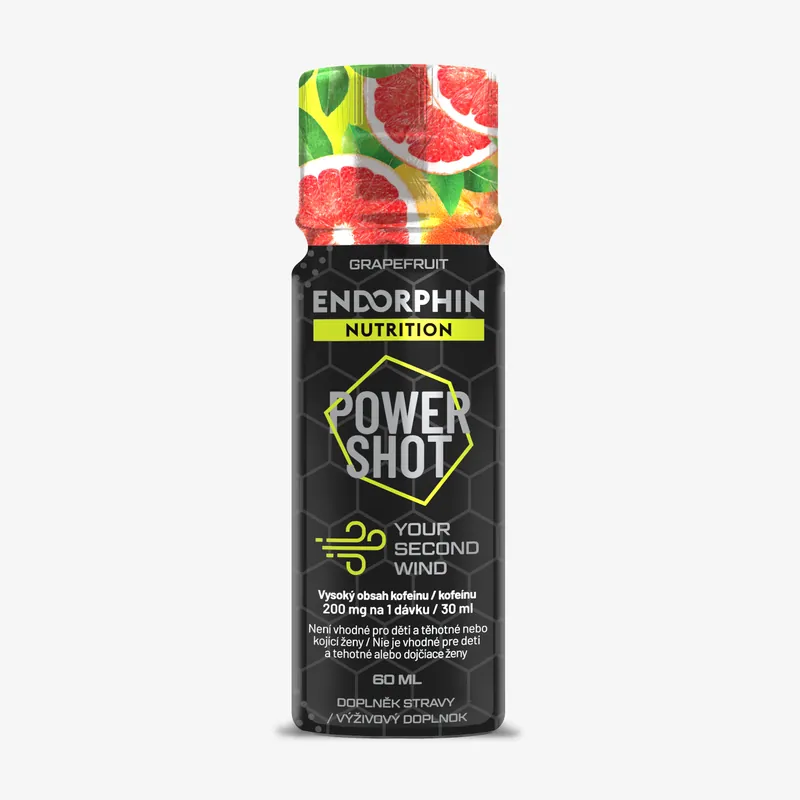 Power Shot - Maximální energie pro sportovní výkon Endorphin Nutrition - Energetický nápoj Endorphin Republic Bezpečná Platba