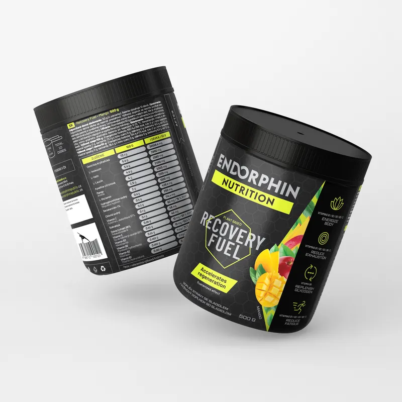 Recovery Fuel - Rychlá regenerace po výkonu Endorphin Nutrition - Regenerační nápoj Dóza 500g Příchuť mango Endorphin Republic Ověřený