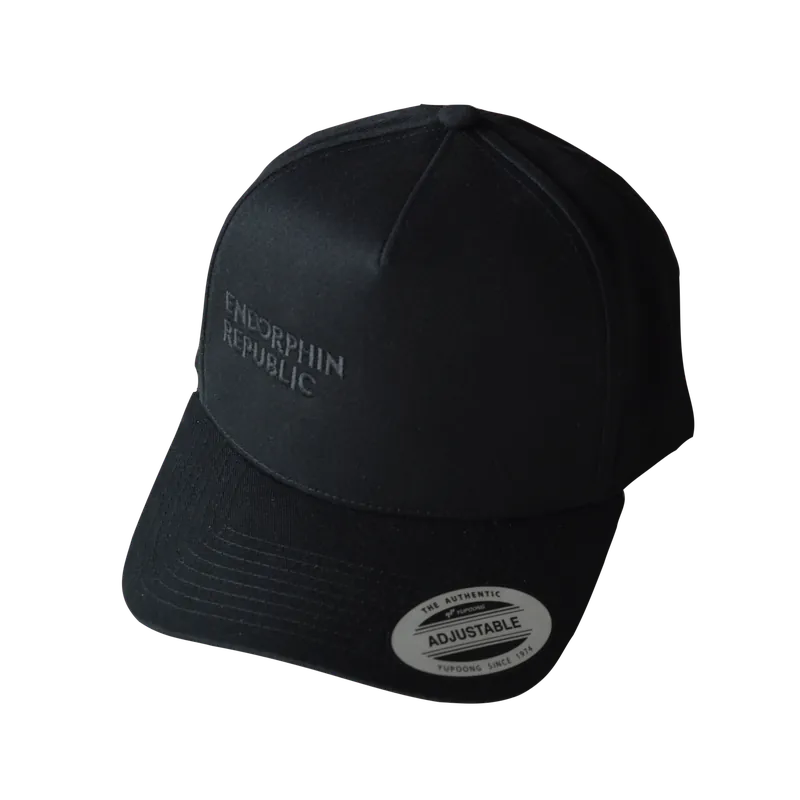Rychlé Dodání Endorphin Republic 5 Panel Curved Classic (Černá) - Kšiltovka Endorphin Republic