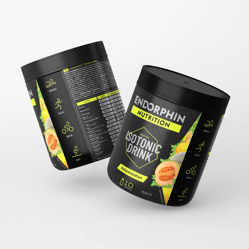 Super Cena Isotonic Drink - Optimální hydratace při sportu Endorphin Nutrition - Hydratace Dóza 500g Příchuť meloun cantaloupe Endorphin Republic