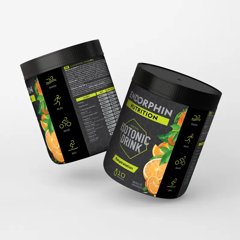 Isotonic Drink - Optimální hydratace při sportu Endorphin Nutrition - Hydratace Dóza 500g Příchuť pomeranč Endorphin Republic Super Cena