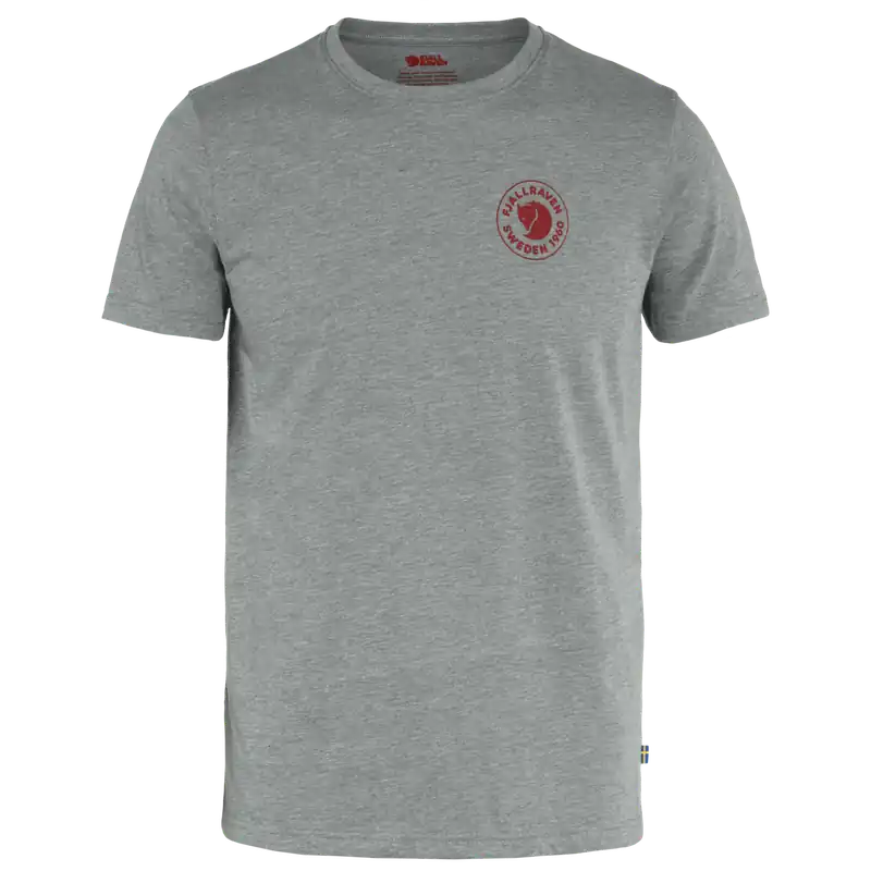 FjällRäven 1960 Logo T-shirt M (Šedá) - Pánské triko Endorphin Republic Speciální Cena