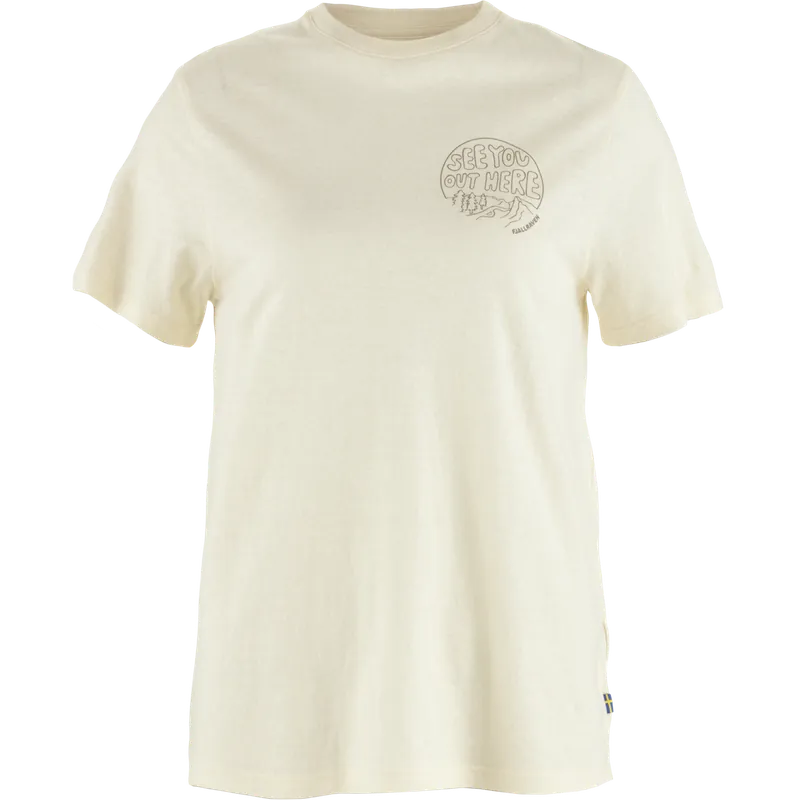 Fjällräven Hemp Blend Out Here T-shirt W (Bílá) - Dámské triko Endorphin Republic Levný