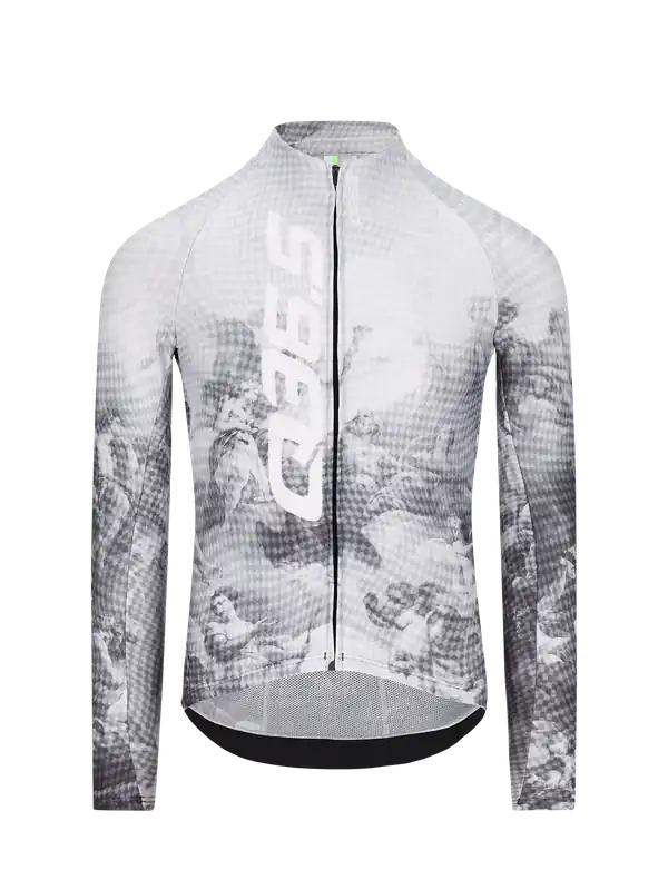 Gregarius Hybrid Fresco Long Sleeve Jersey (Šedá) - Pánský cyklistický dres Endorphin Republic Výhodná Nabídka