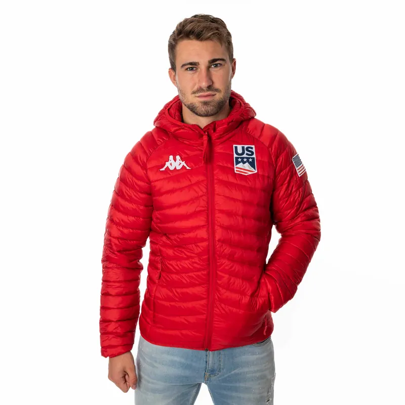 Kappa 6CENTO 660 (Červená) - Pánská zimní bunda Endorphin Republic Jen Po Omezenou Doba