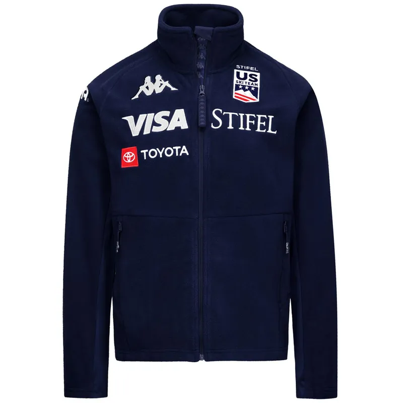Kappa 6CENTO 687C US sweatshirt (Červená) - Pánská fleecová mikina Endorphin Republic Oblíbený