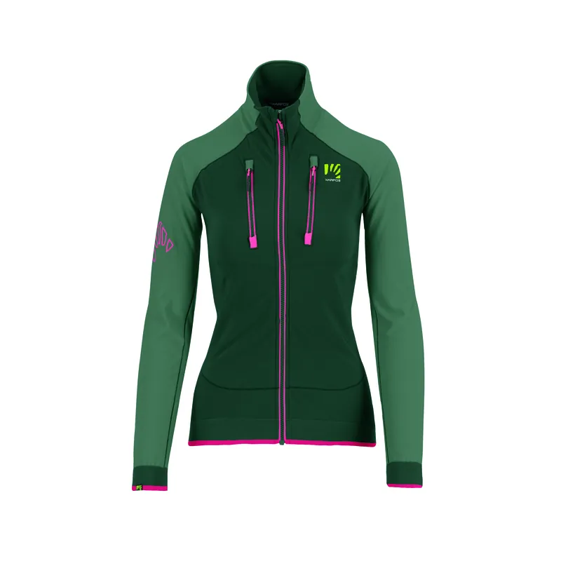 Karpos ALAGNA EVO W JACKET (Zelená) - Dámská mikina Endorphin Republic Pouze Dnes