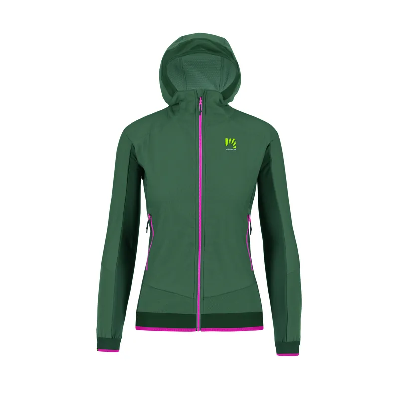 Rychlé Dodání Karpos ALAGNA PLUS EVO W JACKET (Zelená) - Dámská skialpová bunda Endorphin Republic