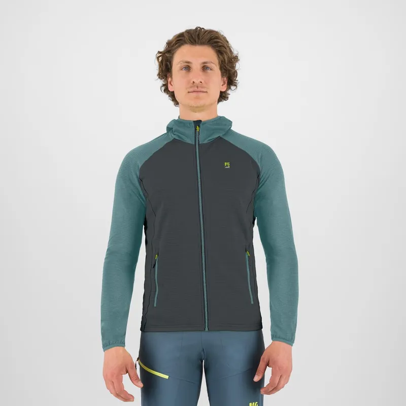 Karpos AMBRIZZOLA FULL-ZIP HOODIE - Pánská mikina Endorphin Republic Aktuální