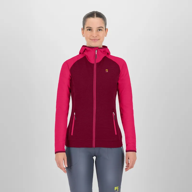 Aktuální Karpos AMBRIZZOLA W FULL-ZIP HOODIE - Dámská mikina Endorphin Republic
