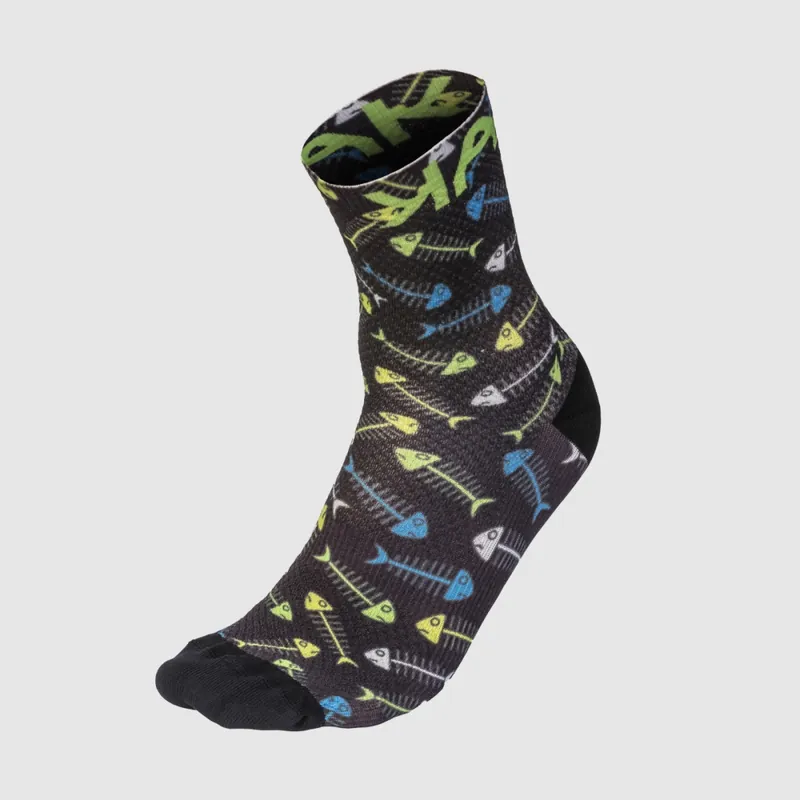 Must-Have Karpos GREEN FIRE SOCKS (Černá) - Ponožky Endorphin Republic