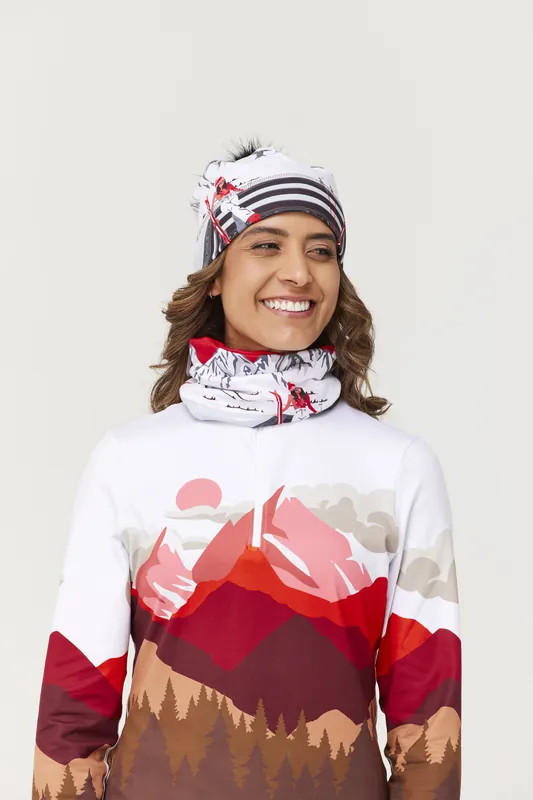 Krimson Klover Beanie (Červená) - Dámská čepice Endorphin Republic Cenově Výhodný