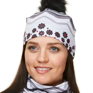 Omezená Nabídka Krimson Klover Illustrated Beanie (Bílá) - Dámská čepice Endorphin Republic