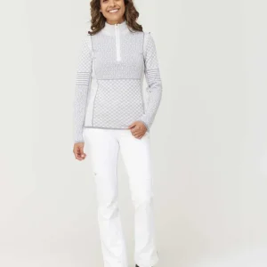 Krimson Klover Pow Zip Neck (Bílá) - Dámská mikina Endorphin Republic Cenová Bomba