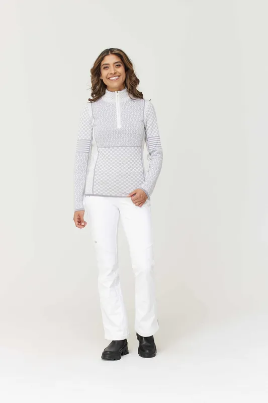 Krimson Klover Pow Zip Neck (Bílá) - Dámská mikina Endorphin Republic Cenová Bomba