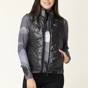 Zlevněný Krimson Klover Sela Reversible Vest (Černá) - Dámská oboustranná vesta Endorphin Republic