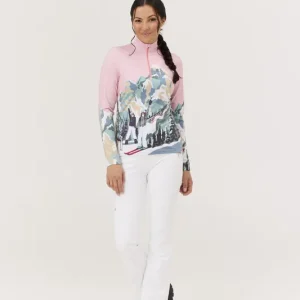 Krimson Klover Ski Power Top (Tmavě červená) - Dámská základní vrstva Endorphin Republic Kup Teď