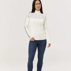 Krimson Klover Summit 2.0 Zip Neck (Bílá) - Dámská mikina Endorphin Republic Nízká Cena